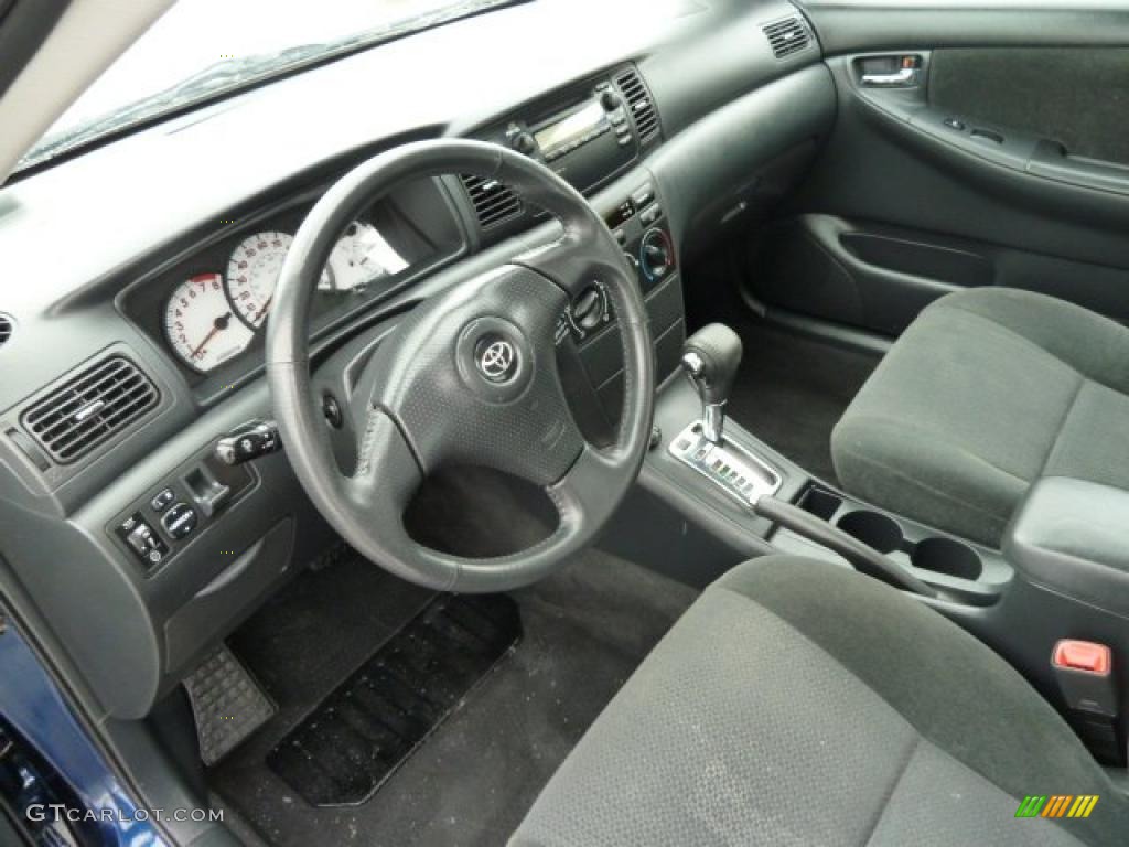 2004 Corolla S - Indigo Ink Blue Pearl / Black photo #12