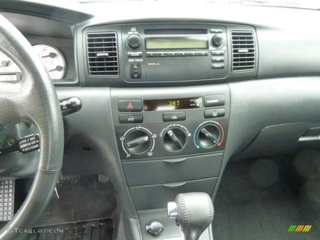 2004 Corolla S - Indigo Ink Blue Pearl / Black photo #13