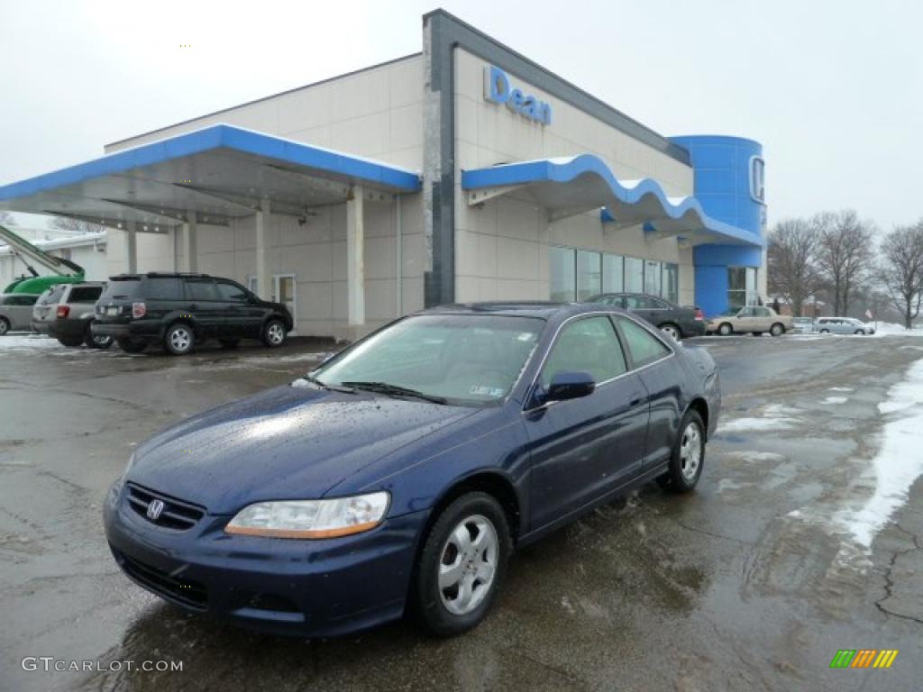 2001 Accord EX Coupe - Eternal Blue Pearl / Ivory photo #1