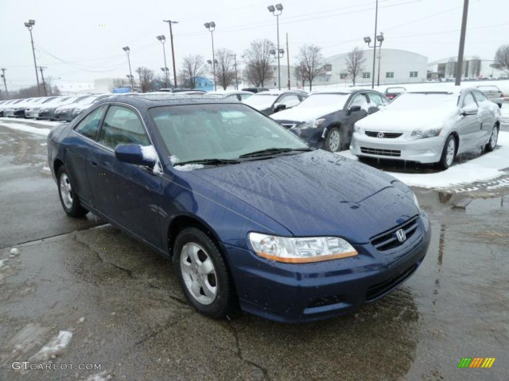 2001 Accord EX Coupe - Eternal Blue Pearl / Ivory photo #5