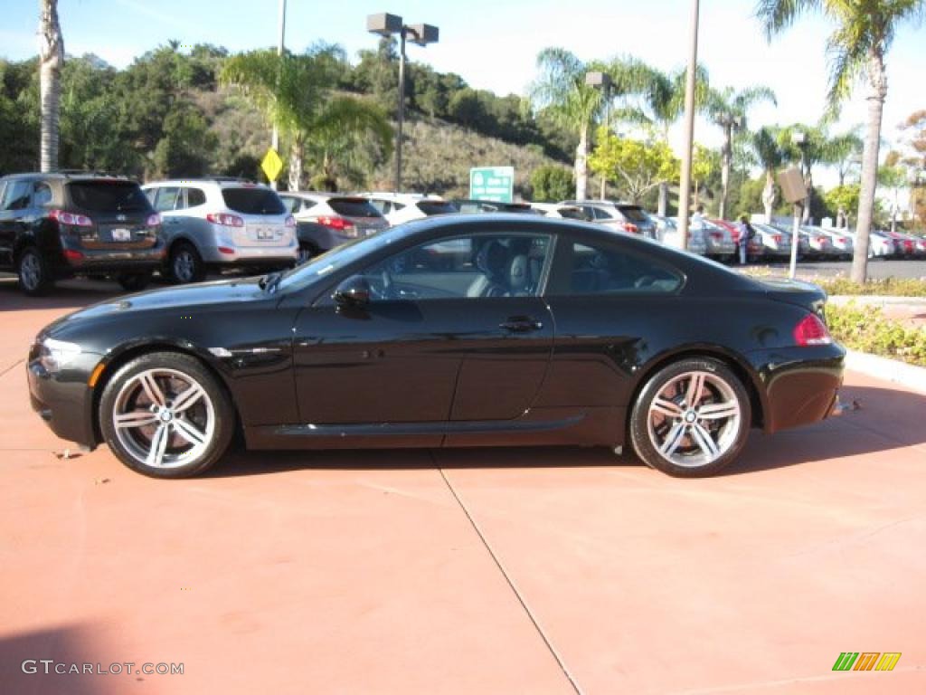 2010 M6 Coupe - Black Sapphire Metallic / Black photo #3