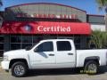 2008 Summit White Chevrolet Silverado 1500 LT Crew Cab  photo #1
