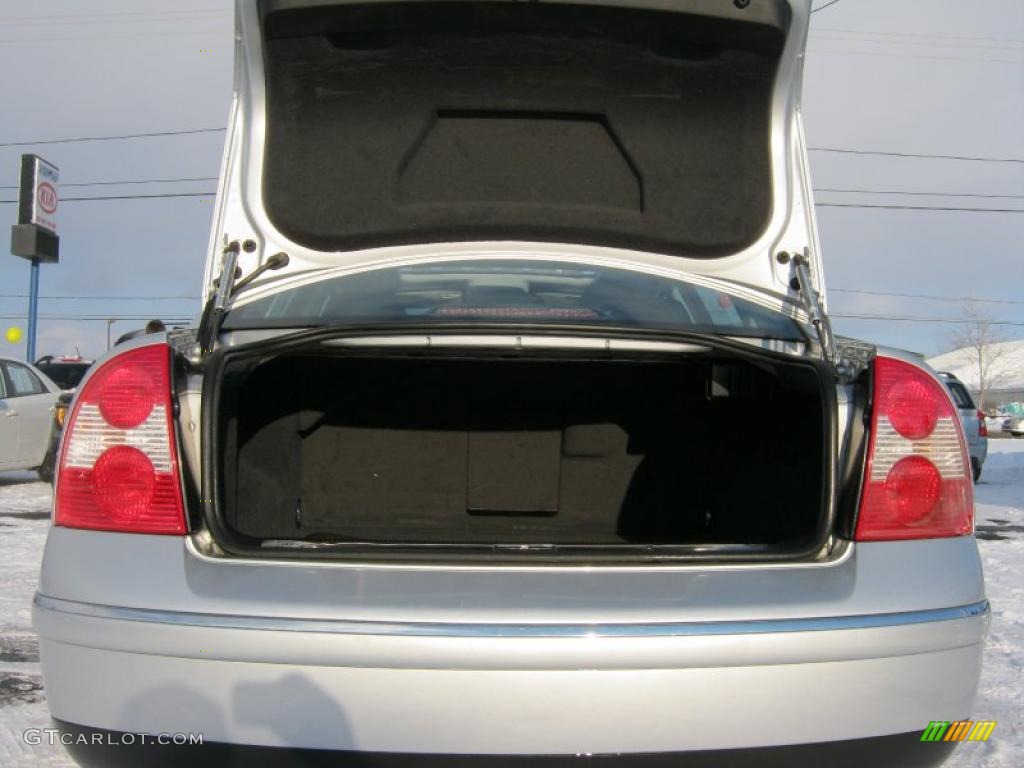 2001 Passat GLX V6 4Motion Sedan - Satin Silver Metallic / Black photo #6