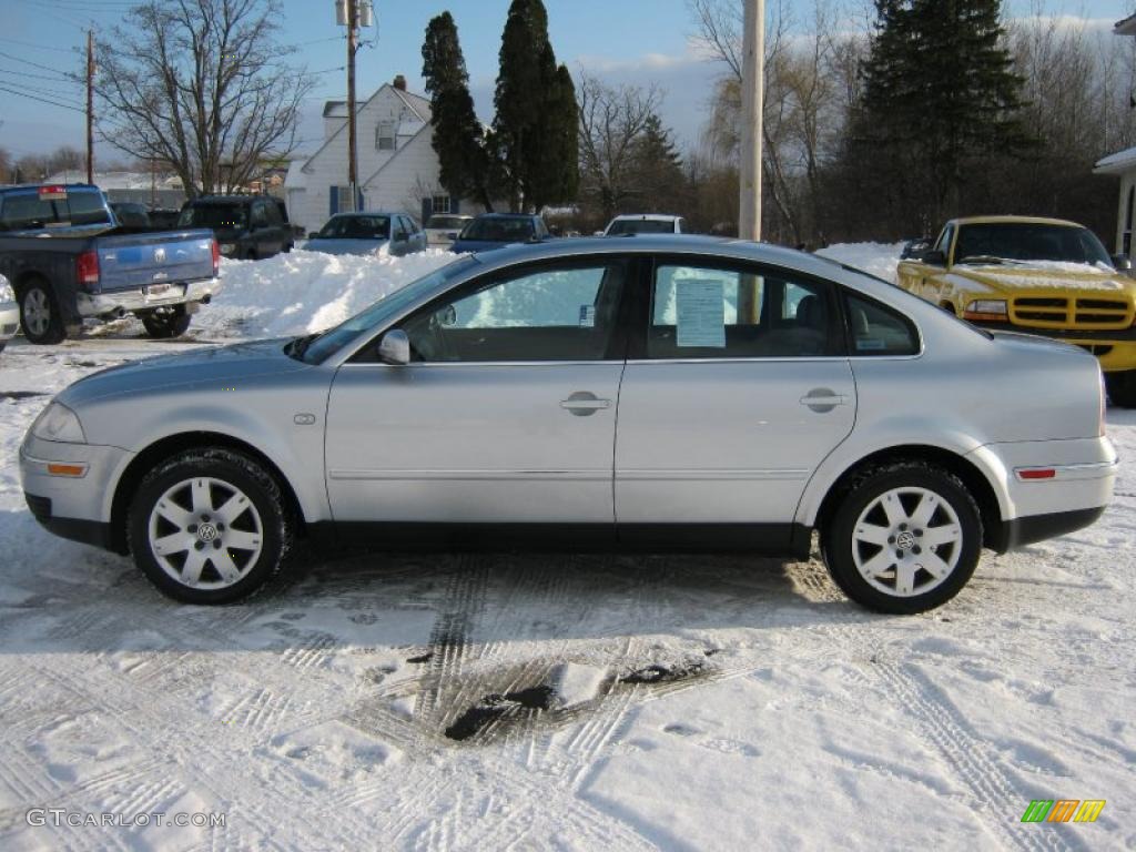 2001 Passat GLX V6 4Motion Sedan - Satin Silver Metallic / Black photo #12