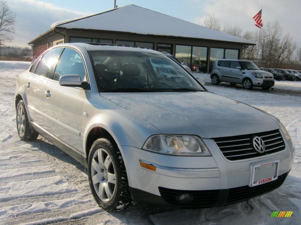 2001 Passat GLX V6 4Motion Sedan - Satin Silver Metallic / Black photo #15