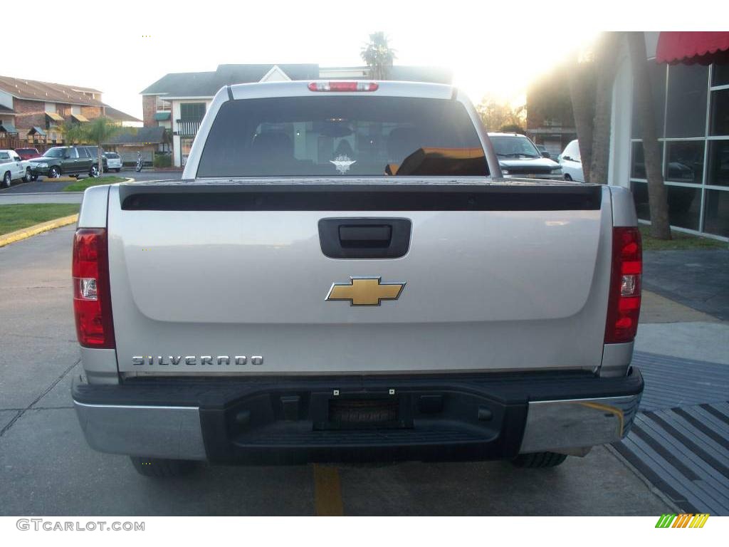 2008 Silverado 1500 LS Crew Cab - Silver Birch Metallic / Light Titanium/Ebony Accents photo #5