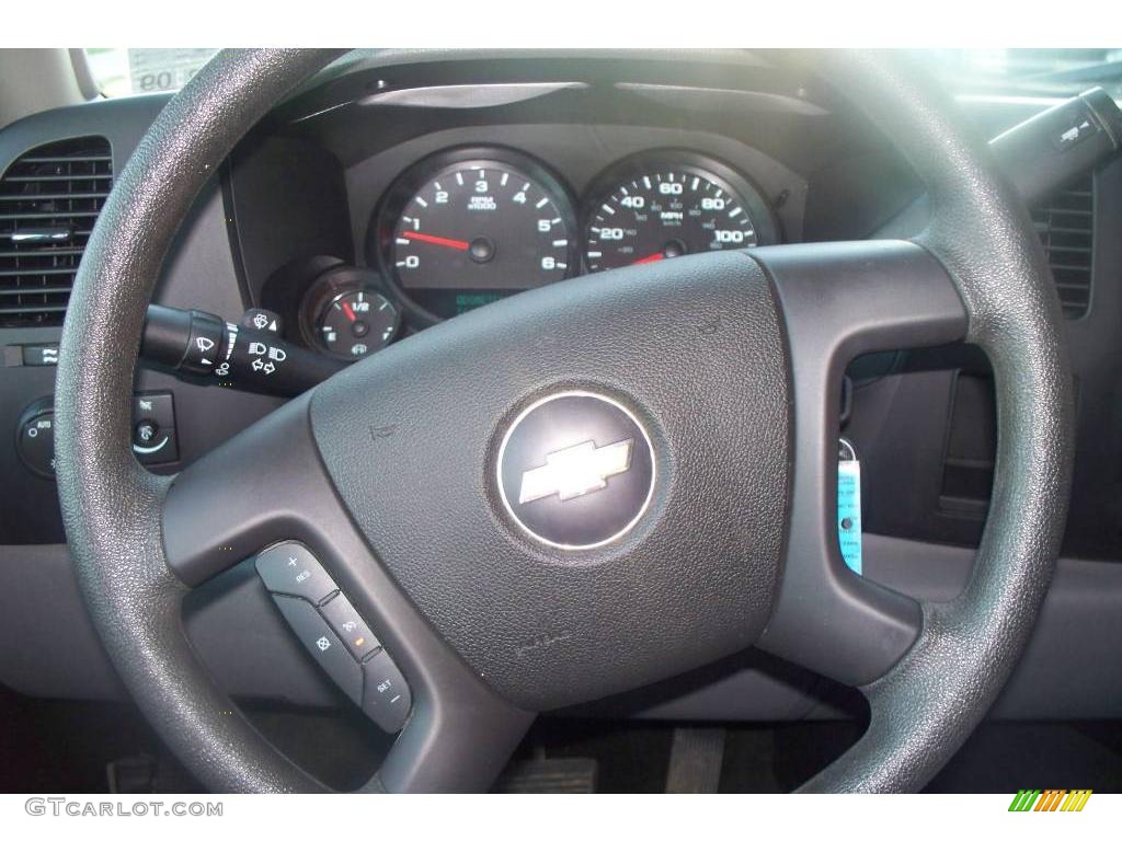 2008 Silverado 1500 LS Crew Cab - Silver Birch Metallic / Light Titanium/Ebony Accents photo #7