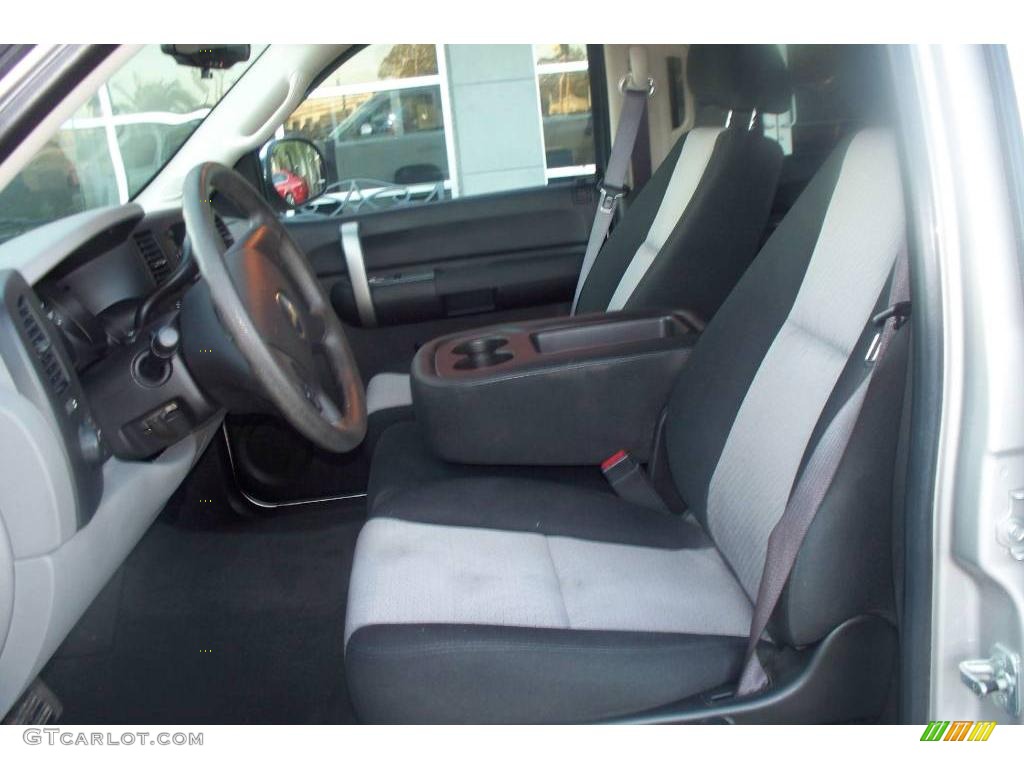 2008 Silverado 1500 LS Crew Cab - Silver Birch Metallic / Light Titanium/Ebony Accents photo #12