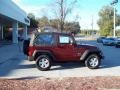 2007 Red Rock Crystal Pearl Jeep Wrangler X 4x4  photo #8