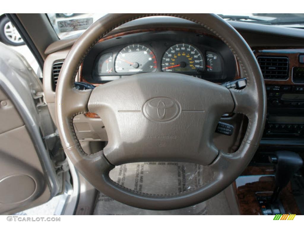 2000 Toyota 4Runner Limited Oak Steering Wheel Photo #43058164