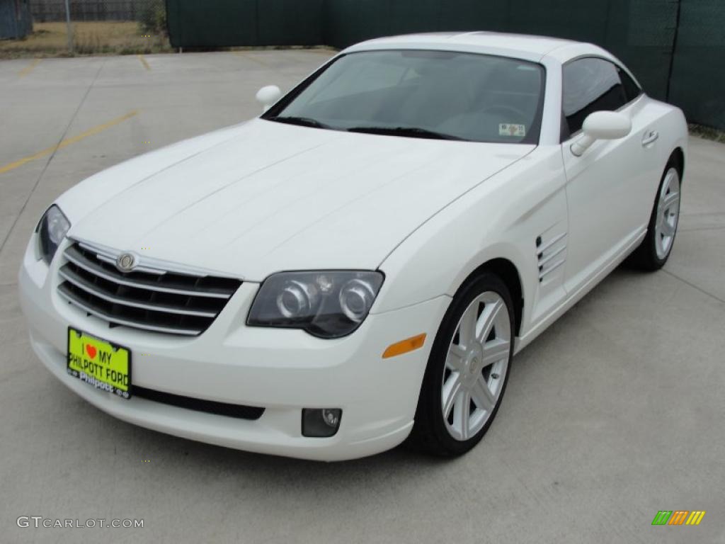 2004 Crossfire Limited Coupe - Alabaster White / Dark Slate Gray photo #7
