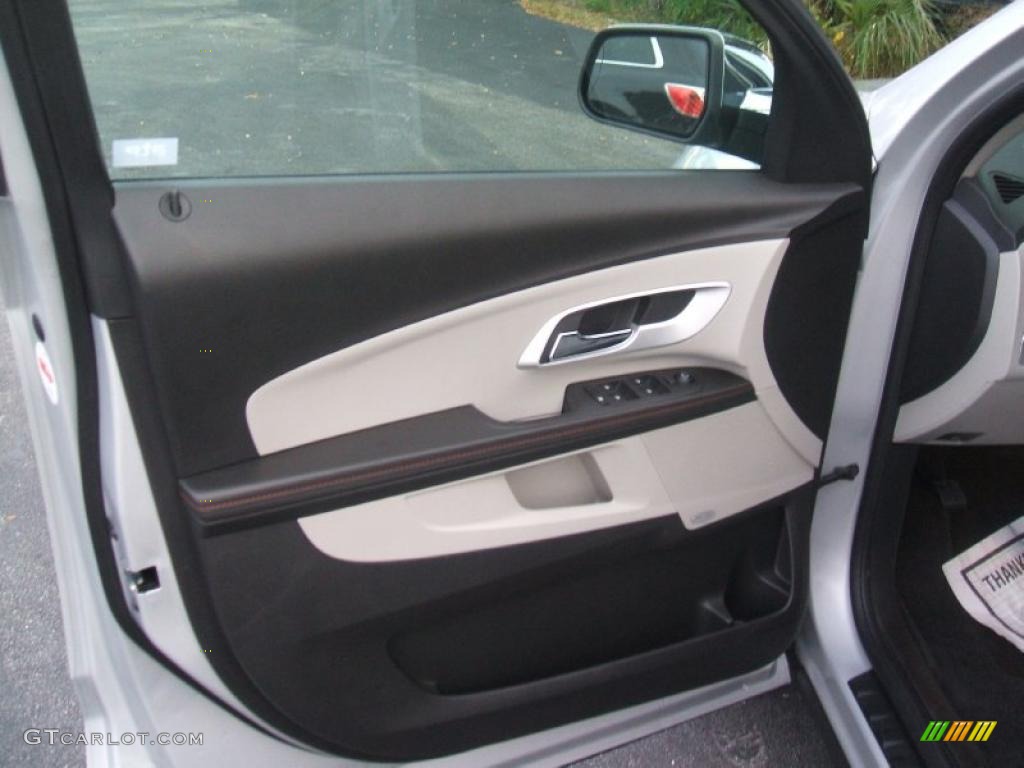 2011 Chevrolet Equinox LTZ Light Titanium/Jet Black Door Panel Photo #43061328