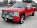 2008 Victory Red Chevrolet Silverado 1500 LT Crew Cab  photo #7