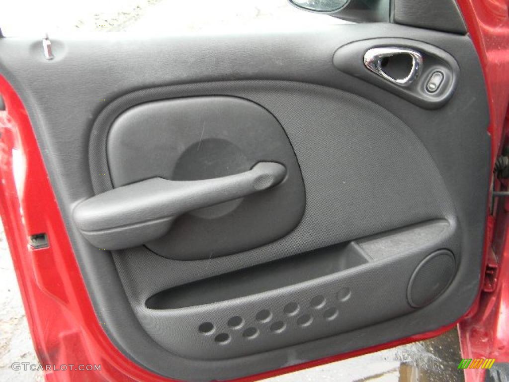 2004 Chrysler PT Cruiser GT Dark Slate Gray Door Panel Photo #43062268
