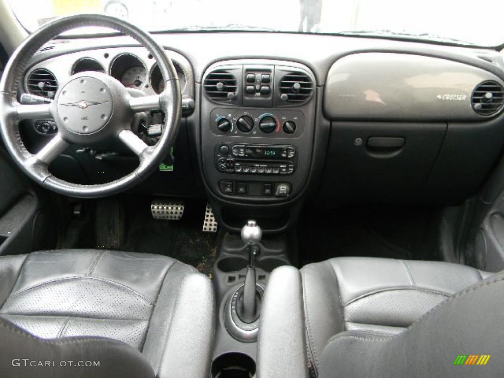 2004 Chrysler PT Cruiser GT Dark Slate Gray Dashboard Photo #43062368