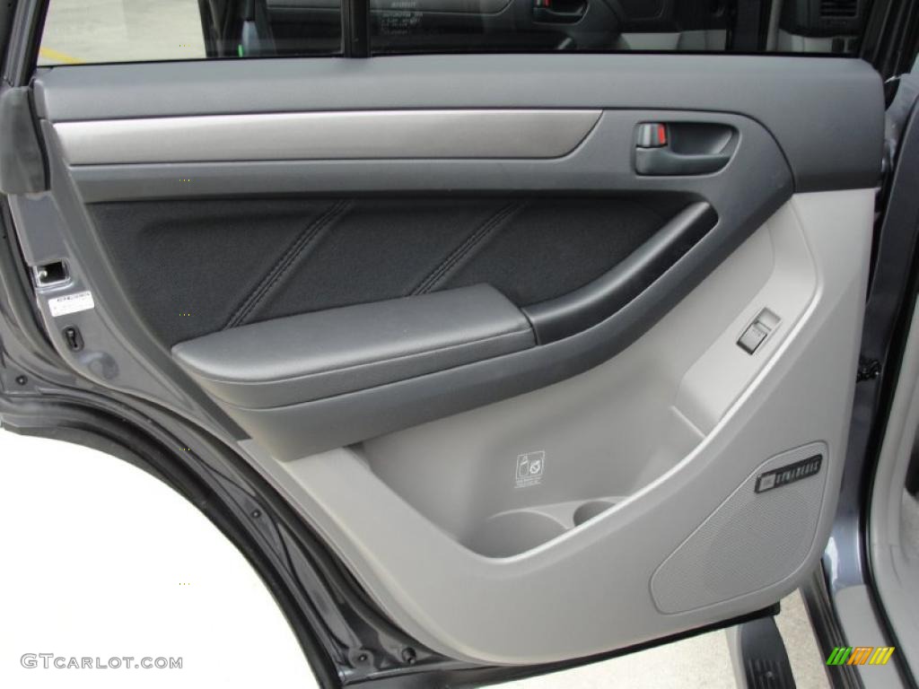2009 Toyota 4Runner Sport Edition Dark Charcoal Door Panel Photo #43062716