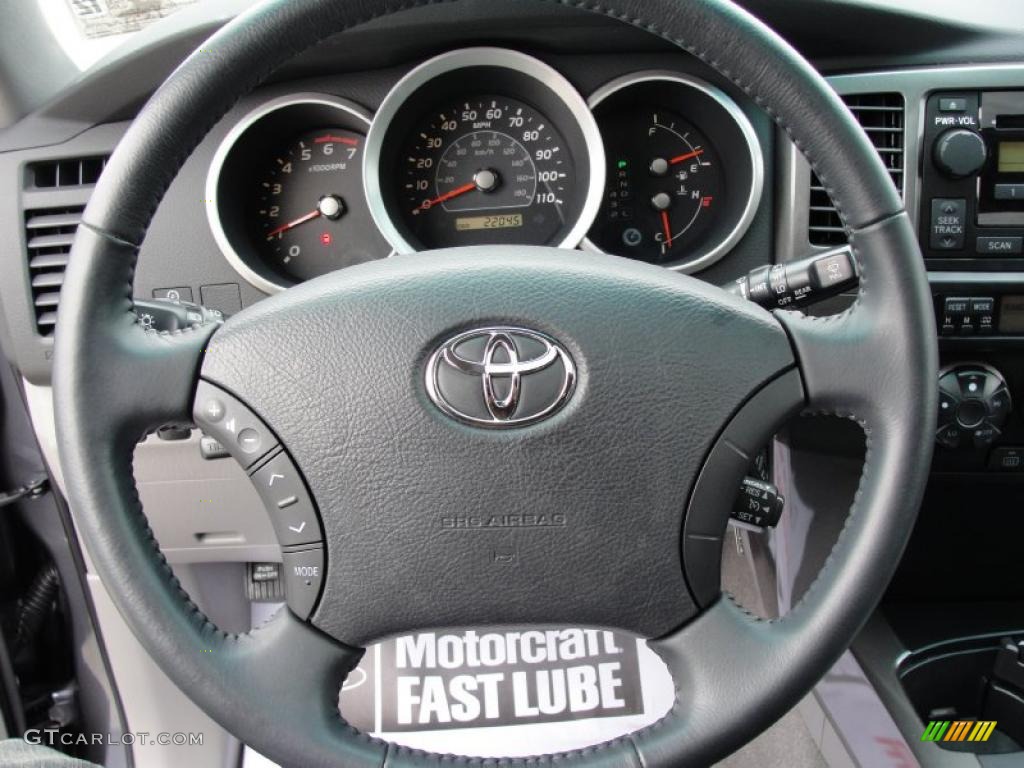 2009 Toyota 4Runner Sport Edition Dark Charcoal Steering Wheel Photo #43062920