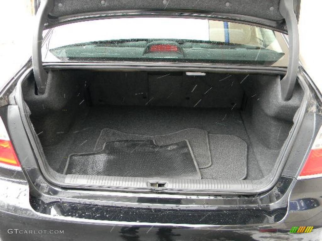 2008 Legacy 2.5i Sedan - Obsidian Black Pearl / Off Black photo #9