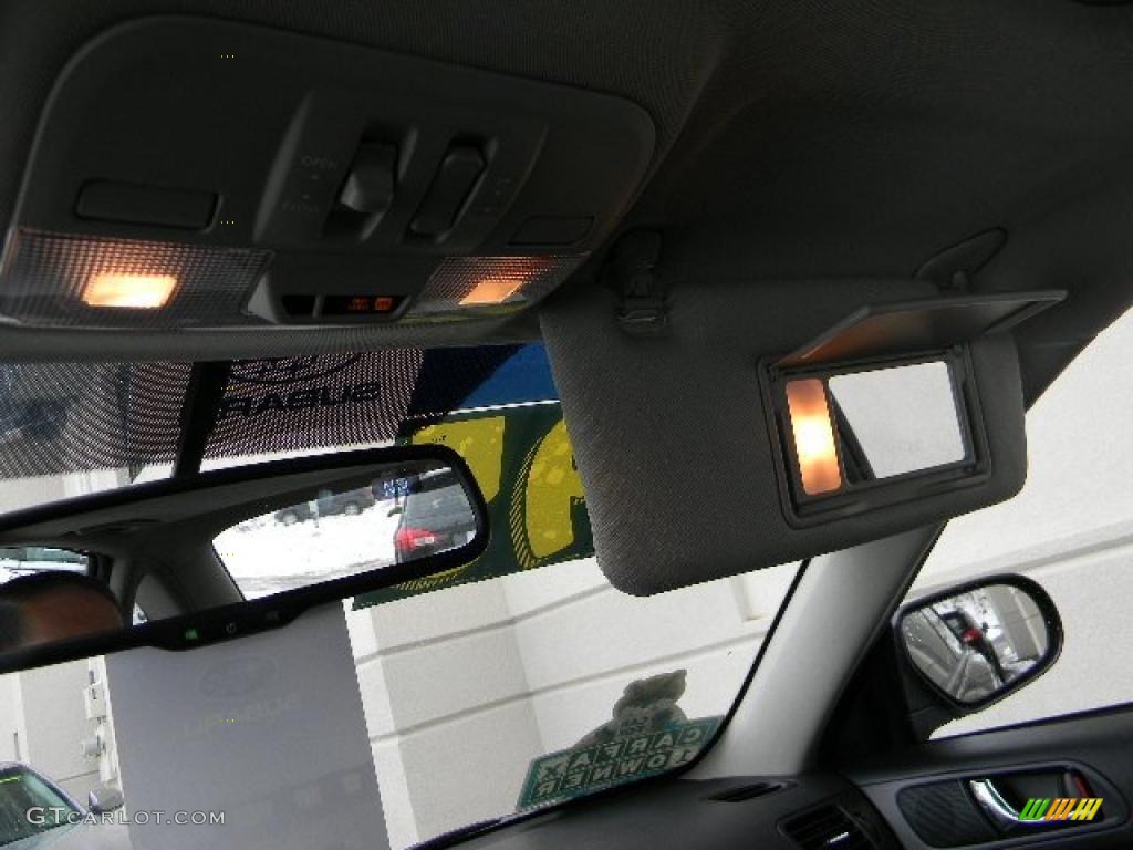 2008 Legacy 2.5i Sedan - Obsidian Black Pearl / Off Black photo #21