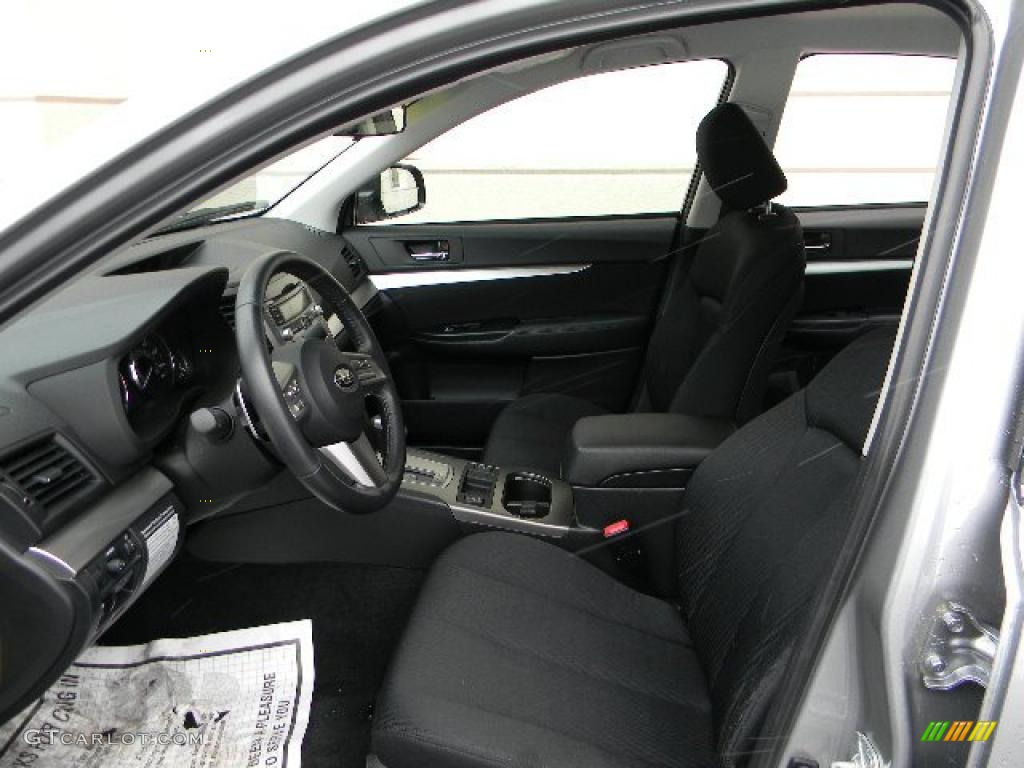 Off Black Interior 2010 Subaru Legacy 2.5i Premium Sedan Photo #43064568