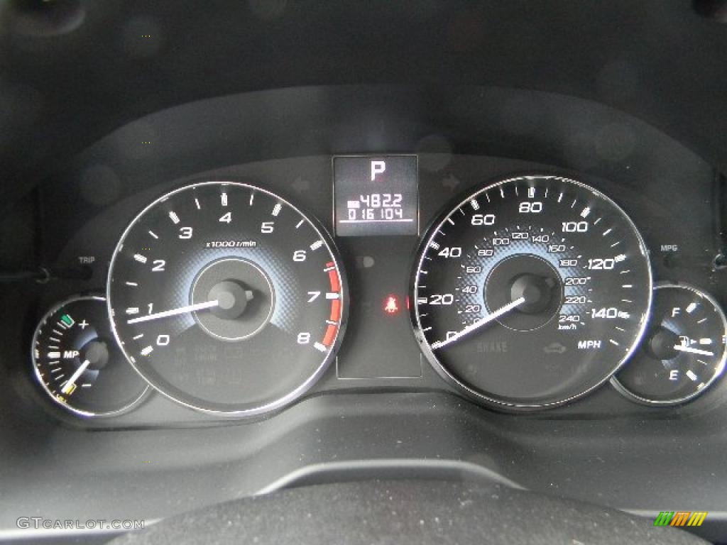 2010 Subaru Legacy 2.5i Premium Sedan Gauges Photo #43065136