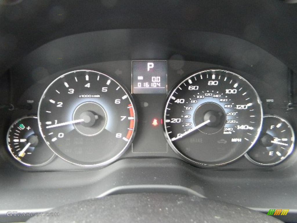 2010 Subaru Legacy 2.5i Premium Sedan Gauges Photo #43065152