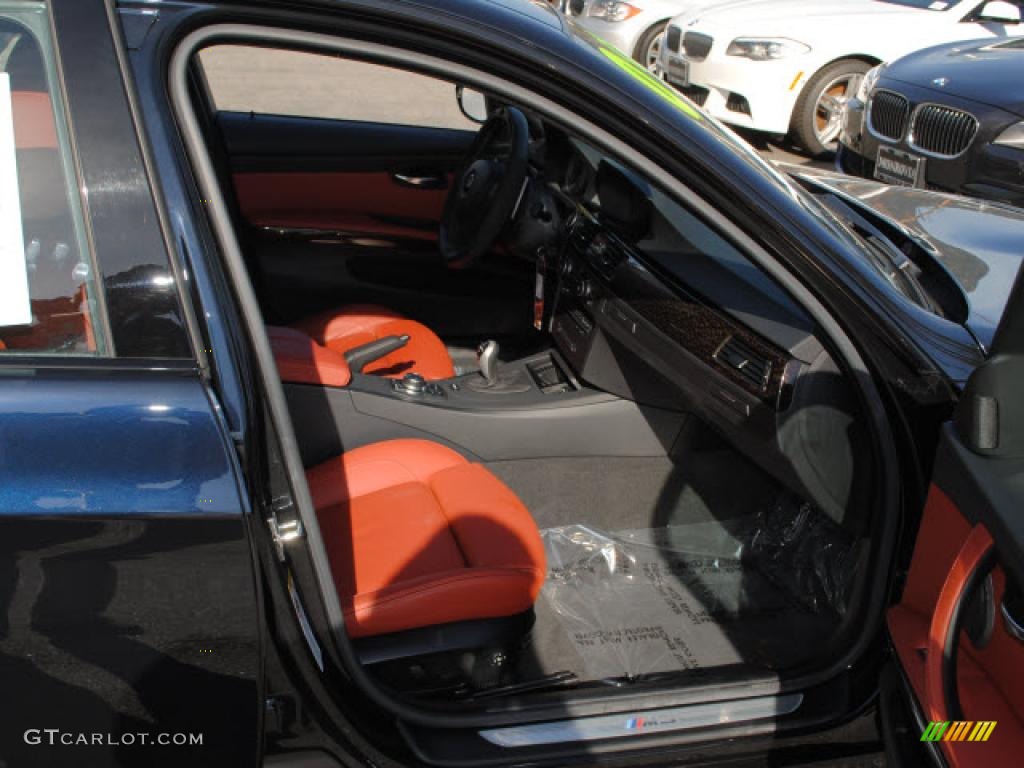 Fox Red Novillo Leather Interior 2009 BMW M3 Sedan Photo #43065340