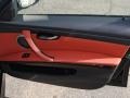 Fox Red Novillo Leather 2009 BMW M3 Sedan Door Panel