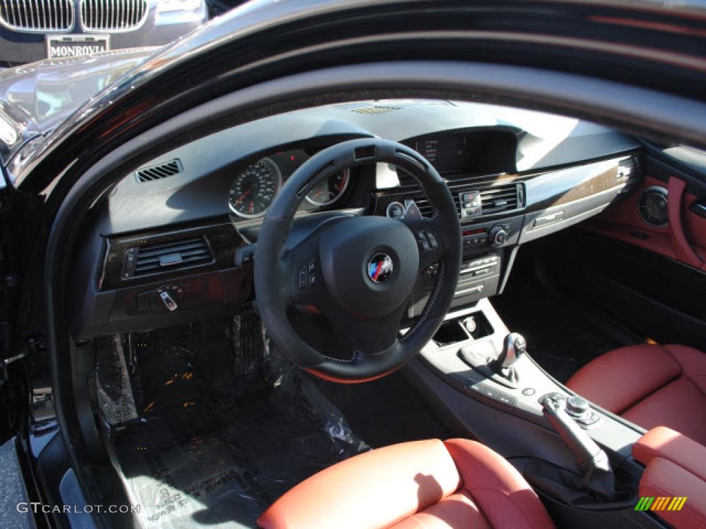 Fox Red Novillo Leather Interior 2009 BMW M3 Sedan Photo #43065498