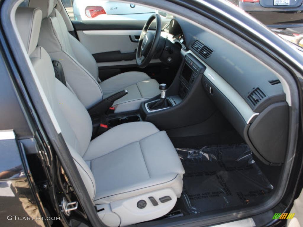 Silver Interior 2007 Audi RS4 4.2 quattro Sedan Photo #43066512