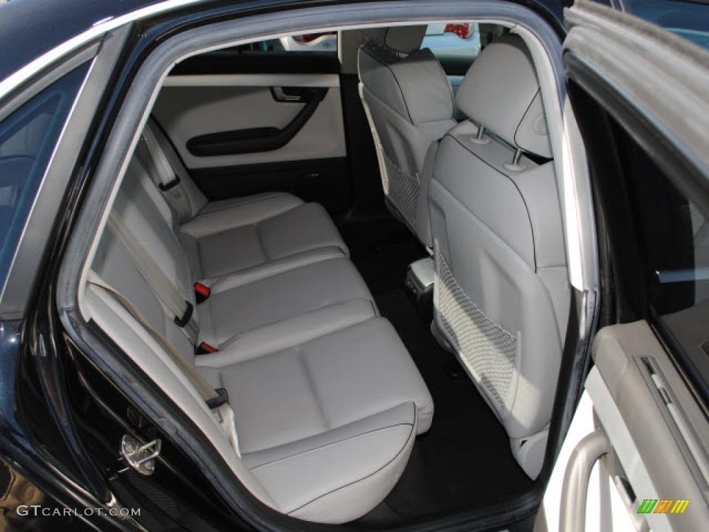 Silver Interior 2007 Audi RS4 4.2 quattro Sedan Photo #43066532