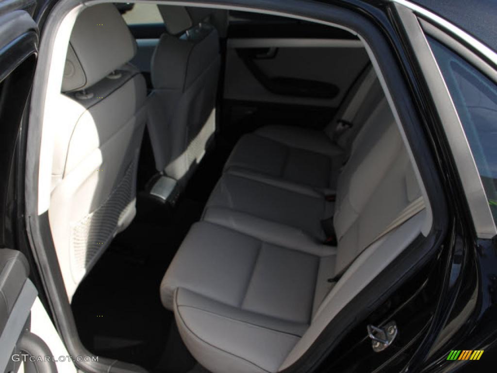 Silver Interior 2007 Audi RS4 4.2 quattro Sedan Photo #43066596