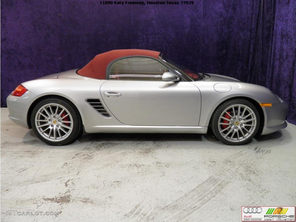 GT Silver Metallic 2008 Porsche Boxster RS 60 Spyder Exterior Photo #43069025