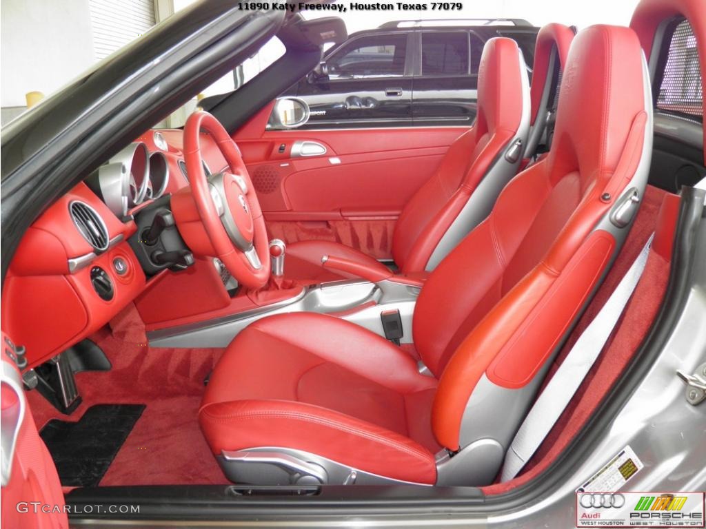 Carrera Red Interior 2008 Porsche Boxster RS 60 Spyder Photo #43069045