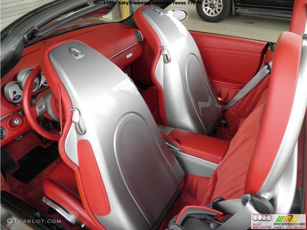 Carrera Red Interior 2008 Porsche Boxster RS 60 Spyder Photo #43069173