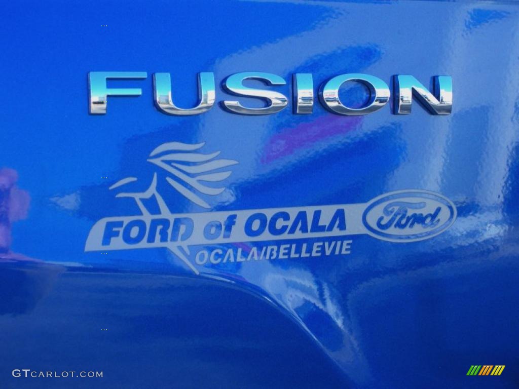 2011 Fusion SE - Blue Flame Metallic / Charcoal Black photo #5