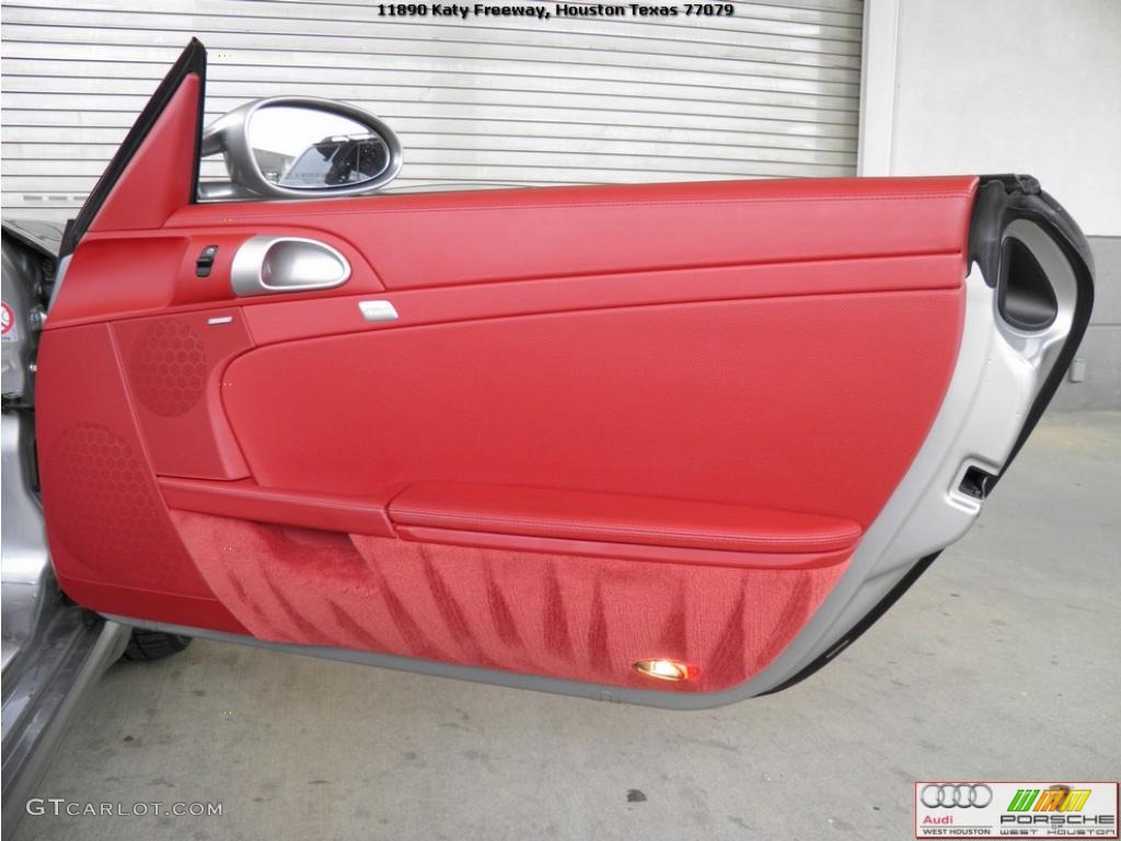 2008 Porsche Boxster RS 60 Spyder Carrera Red Door Panel Photo #43069461