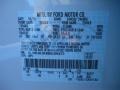 UG: White Platinum Tri-Coat 2011 Lincoln MKX FWD Color Code