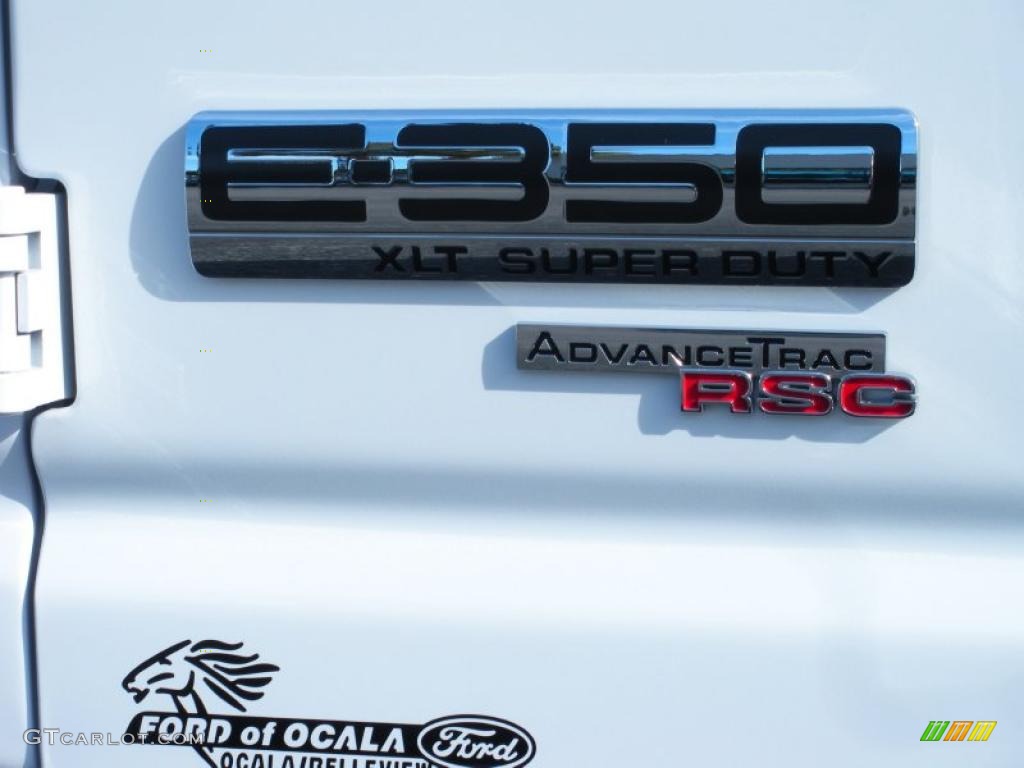 2011 Ford E Series Van E350 XLT Extended Passenger Marks and Logos Photo #43070765
