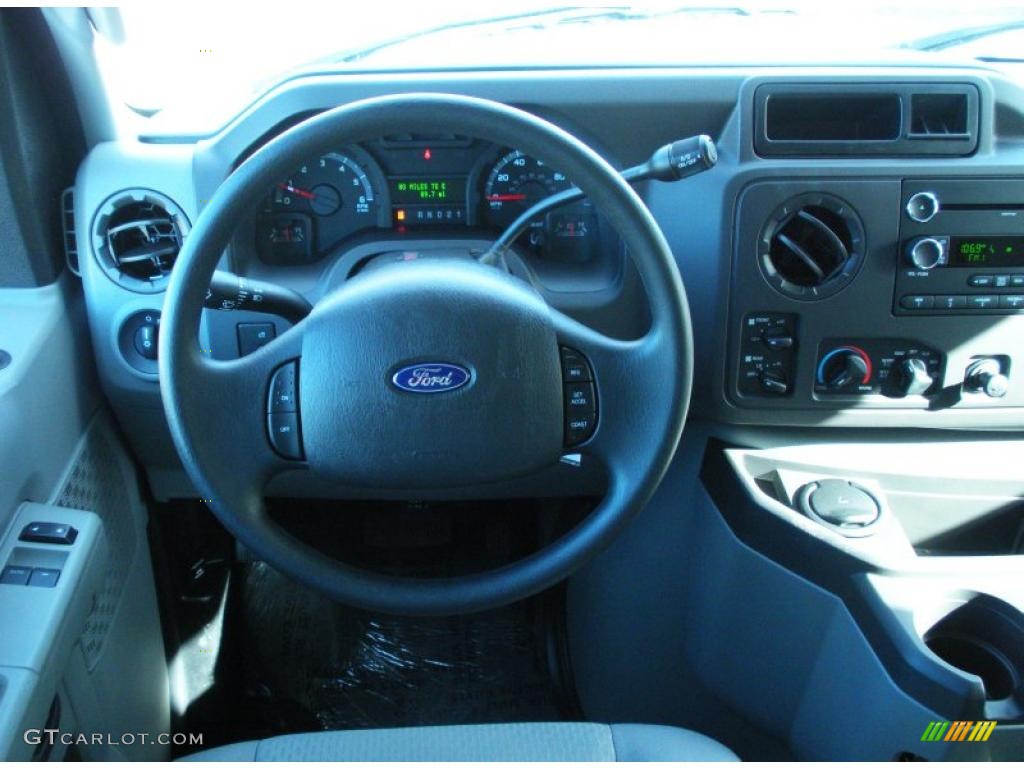 2011 Ford E Series Van E350 XLT Extended Passenger Medium Flint Dashboard Photo #43070845