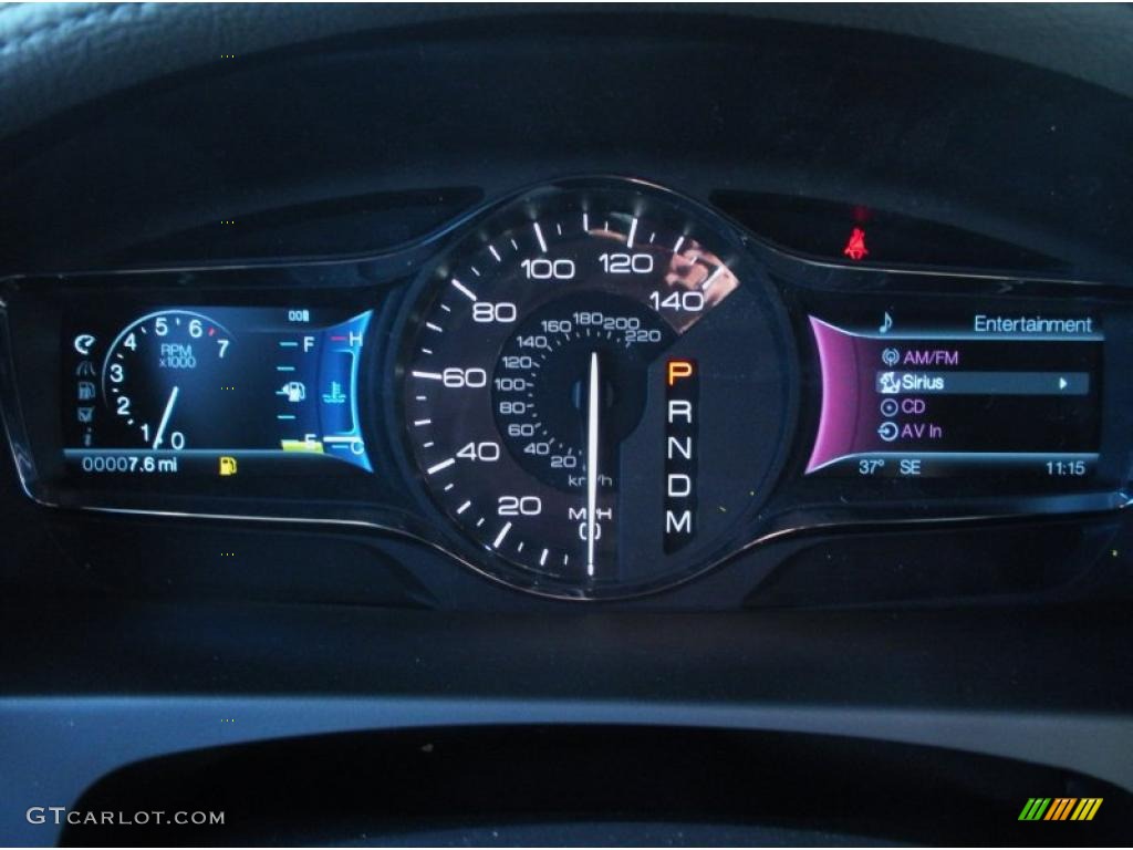 2011 Lincoln MKX FWD Gauges Photo #43071029