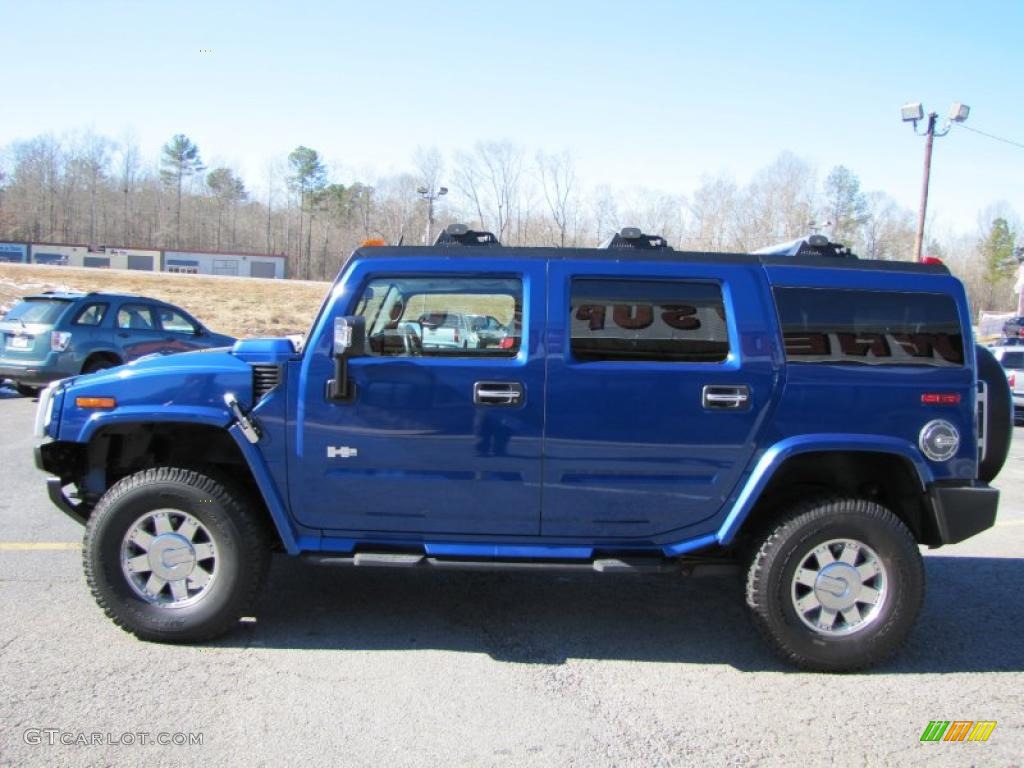 2006 H2 SUV - Pacific Blue / Ebony photo #4