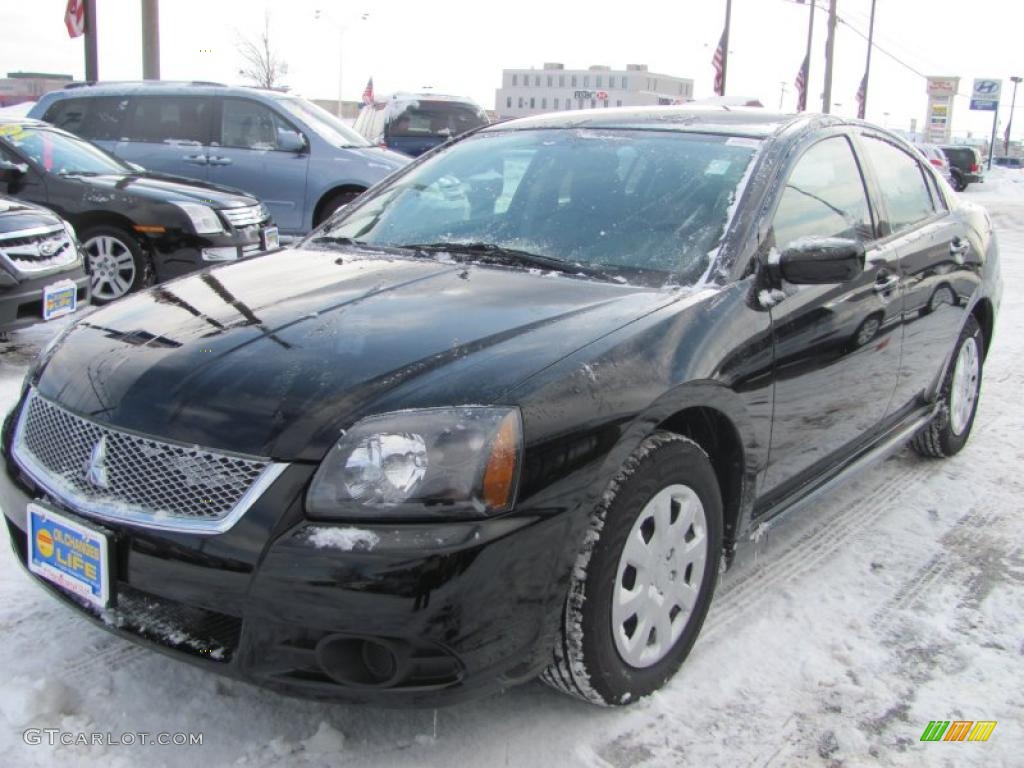 2010 Galant ES - Kalapana Black / Medium Gray photo #16