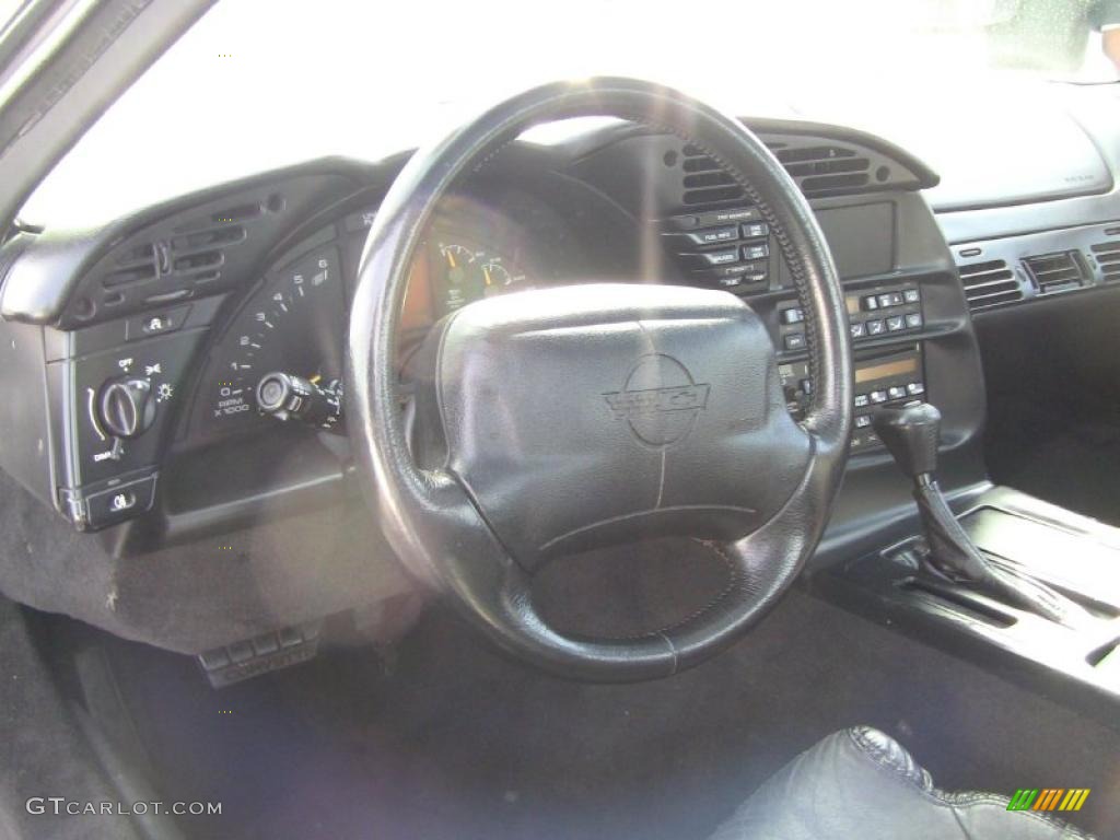 1996 Chevrolet Corvette Coupe Black Steering Wheel Photo #43073286