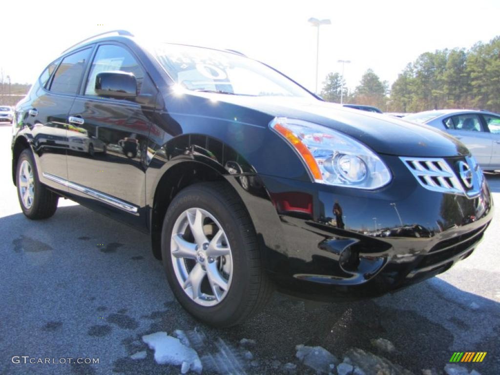 2011 Rogue S - Wicked Black / Black photo #7