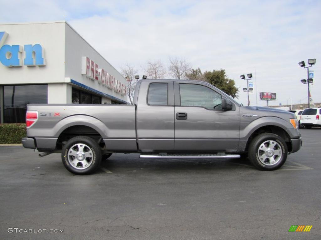 2010 F150 STX SuperCab - Sterling Grey Metallic / Medium Stone photo #7