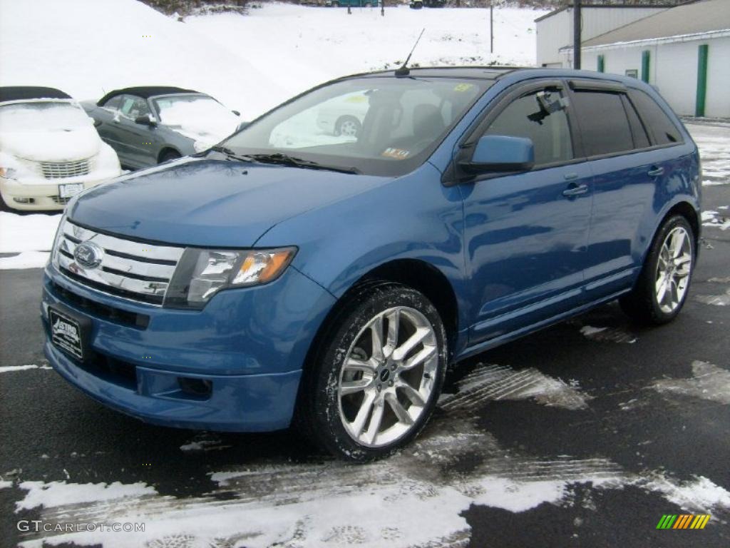 Sport Blue Metallic 2010 Ford Edge Sport AWD Exterior Photo #43077451