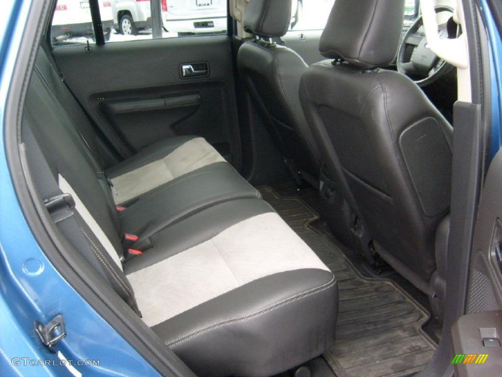 Sport Black Leather/Grey Alcantara Interior 2010 Ford Edge Sport AWD Photo #43077503