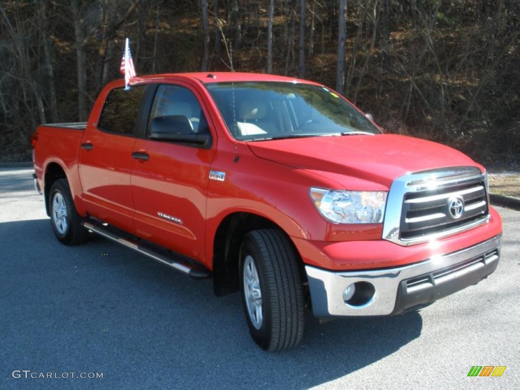 Radiant Red Toyota Tundra