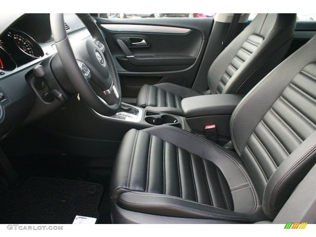 Black Interior 2011 Volkswagen CC Lux Photo #43078215
